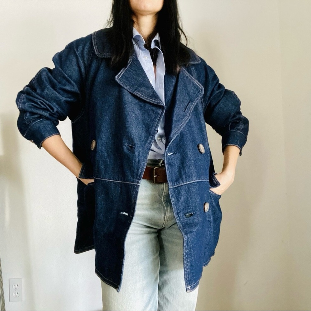 Anthropologie | Pilcro| Denim Peacoat